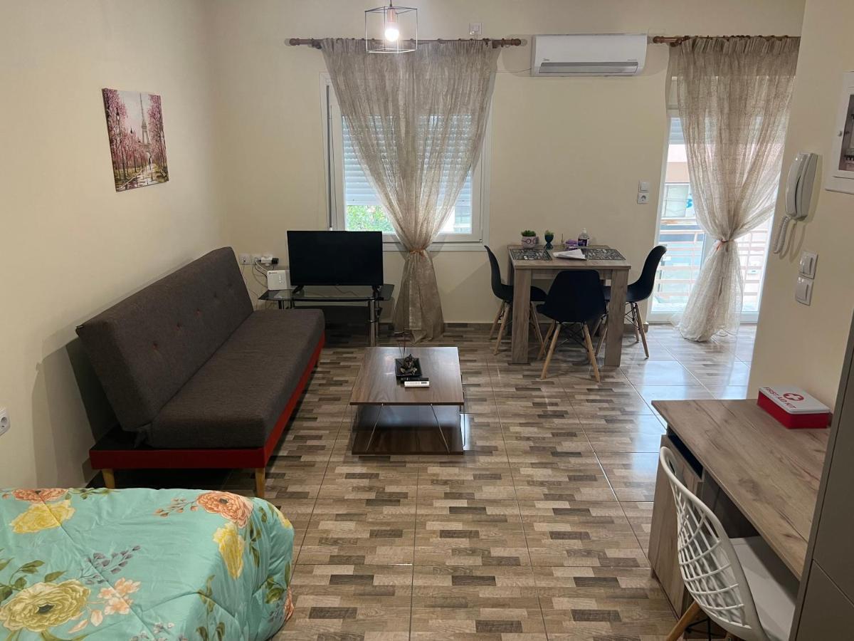 Elegant Studio Mytilini Apartment Bagian luar foto
